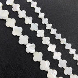 Natural Shell 8-12mm Flower Beads for DIY Jewelry Making