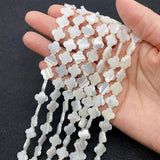 Natural Shell 8-12mm Flower Beads for DIY Jewelry Making