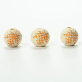 16mm 20Pcs DIY Maple Leaf Wooden Beads Crafts Kid Toy Jewelry Bracelet