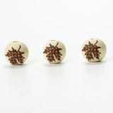 16mm 20Pcs DIY Maple Leaf Wooden Beads Crafts Kid Toy Jewelry Bracelet
