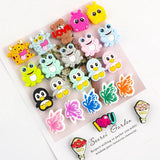 10 Pcs Silicone Beads Animal Mix DIY Pacifier Chain Jewelry Making