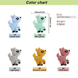10 Pcs Silicone Beads Animal Mix DIY Pacifier Chain Jewelry Making