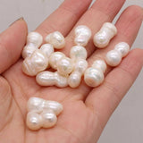10pcs Natural Peanut Freshwater Pearl Loose Beads DIY Jewelry Making