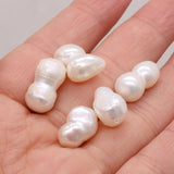 10pcs Natural Peanut Freshwater Pearl Loose Beads DIY Jewelry Making