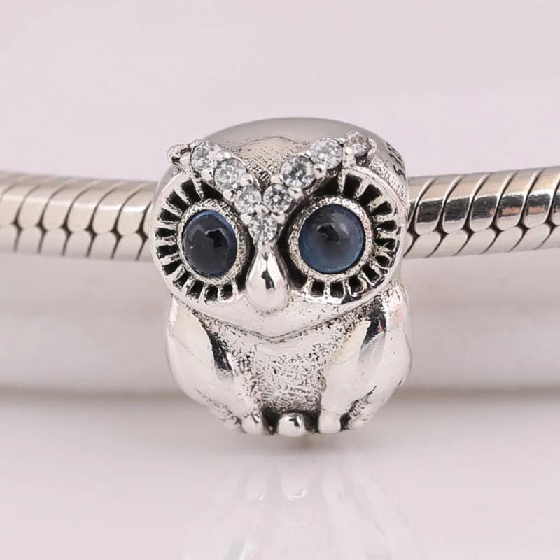 Bead Owl Charm Bracelet for DIY Jewelry Making