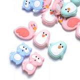 10Pcs Animal Silicone Beads for Pacifier Clip Teeth Chew