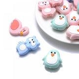 10Pcs Animal Silicone Beads for Pacifier Clip Teeth Chew
