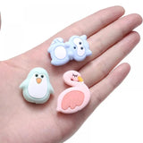 10Pcs Animal Silicone Beads for Pacifier Clip Teeth Chew