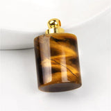 Natural Stone Pendant for Perfume Bottle, Jewelry Making