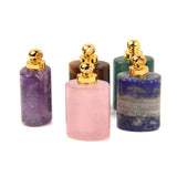 Natural Stone Pendant for Perfume Bottle, Jewelry Making