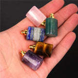 Natural Stone Pendant for Perfume Bottle, Jewelry Making