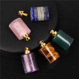 Natural Stone Pendant for Perfume Bottle, Jewelry Making