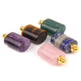 Natural Stone Pendant for Perfume Bottle, Jewelry Making