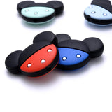 10Pcs Mouse Shape Silicone Beads for Teether DIY Baby Jewelry