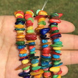 Multicolor Shell Chip Beads Freshwater Mother Pearl for Necklace DIY