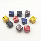 16mm Acrylic Cube Beads for Earrings - 50pcs