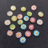 Shell Colored Sun Flower Beads 10-12mm Daisy Spacer Charm DIY Jewelry