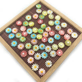 Shell Colored Sun Flower Beads 10-12mm Daisy Spacer Charm DIY Jewelry