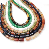 Agate Crystal Loose Beads for DIY Necklace Jewelry
