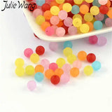 100g/Pack 6/8mm Matte Acrylic Beads Random Mixed Spacer Beads