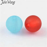 100g/Pack 6/8mm Matte Acrylic Beads Random Mixed Spacer Beads