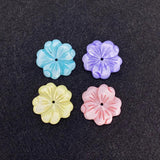 5PCS Shell Flower Beads Colorful DIY Jewelry Making
