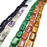 Tiger Eye Square Beads 6x13x18mm for DIY Necklace Bracelet