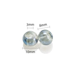 50Pcs Austrian Crystal Beads 8x10mm/9x14mm Glass Round Beads DIY Jewelry Bracele