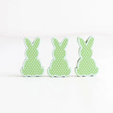 10pcs Easter Wooden Rabbit Shape Spacer Beads DIY Jewelry Making