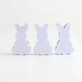 10pcs Easter Wooden Rabbit Shape Spacer Beads DIY Jewelry Making