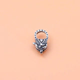 925 Sterling Silver Vintage Spring Buckle Jewelry DIY Accessories
