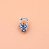 925 Sterling Silver Vintage Spring Buckle Jewelry DIY Accessories