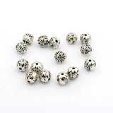 50pcs 7mm Antique Metal Spacer Beads Jewelry Making DIY Finding Bracelet