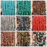Green Aventurine Loose Beads 10mm Smooth Coin Shape DIY Jewelry 38Pcs
