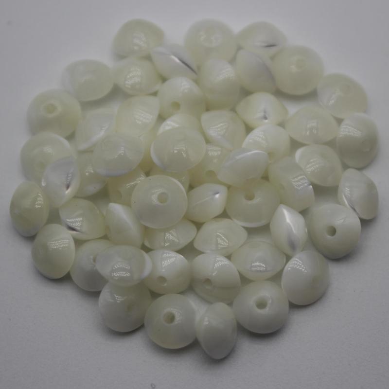 Horseshoe Snail Shell Flying Saucer Spacer Beads for Jewelry Making
