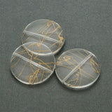 Miasol 10 Pcs 6x32MM Acrylic Antique Charm Beads For Jewelry Making