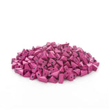 30pcs 4*8 Triangle Enamel Bracelet Beads Rainbow Boho Tile Beads