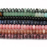 Angelite Jades Chakra Beads for DIY Healing Bracelets 5x8mm
