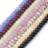 Angelite Jades Chakra Beads for DIY Healing Bracelets 5x8mm