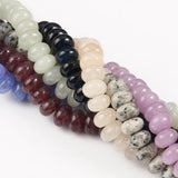 Angelite Jades Chakra Beads for DIY Healing Bracelets 5x8mm