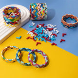 20pcs Enamel Tile Bracelet Beads - Colorful Boho DIY