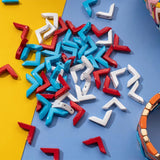 20pcs Enamel Tile Bracelet Beads - Colorful Boho DIY