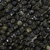 Cube Faceted Natural Stone Beads 2mm Tiny DIY Gem Beads