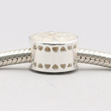 Enamel Family Tree Love Heart Bead Bracelet Bangle