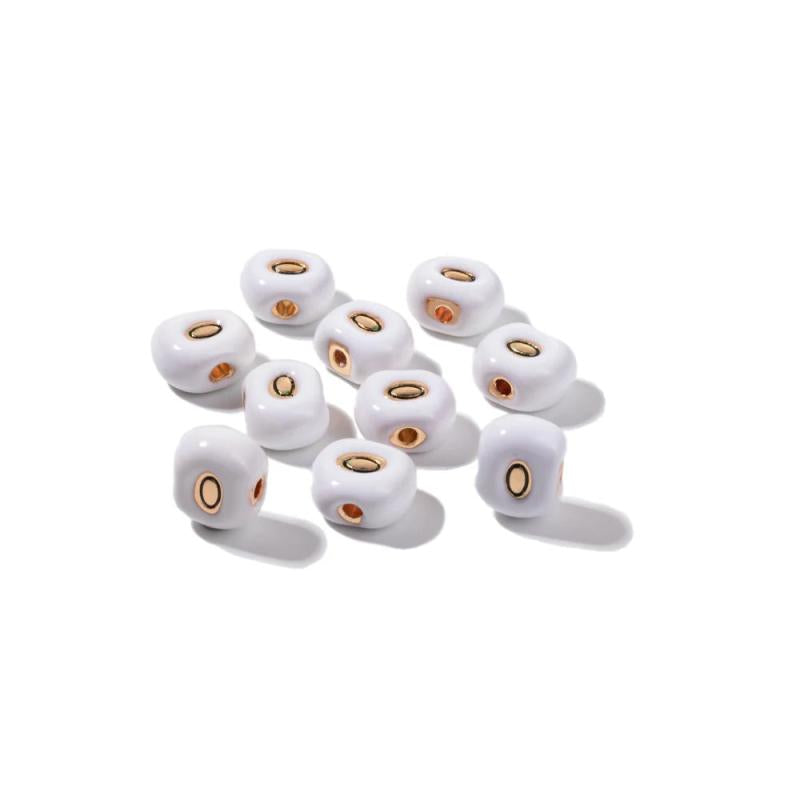 10pcs Numberal Beads For Jewelry Making DIY Necklace Bracelets Charms