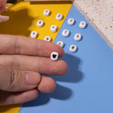 10pcs Numberal Beads For Jewelry Making DIY Necklace Bracelets Charms