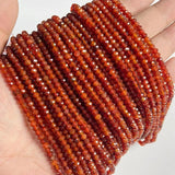 3x4mm Strawberry Quartz Rhodochrosite Rondelle Beads