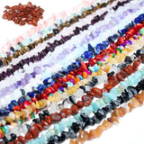 200Pcs Natural Stone Healing Crystal Chips Beads for DIY Chakra Bracelet