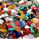 200Pcs Natural Stone Healing Crystal Chips Beads for DIY Chakra Bracelet