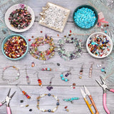 200Pcs Natural Stone Healing Crystal Chips Beads for DIY Chakra Bracelet